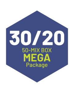 50 Pack 30 Mediums / 20 Smalls